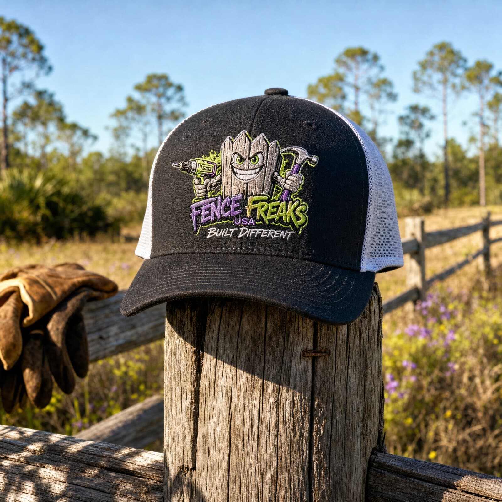 Fence Freaks USA trucker hat